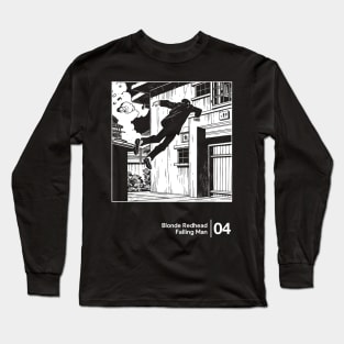 Blonde Redhead - Falling Man / Minimalist Graphic Artwork Design Long Sleeve T-Shirt